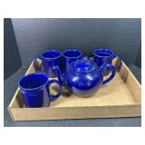 Tea Kettle and Cups