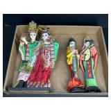 Asian Figurines in Traditional Dress
