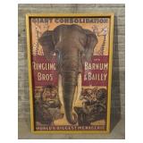 Ringling Bros Barnum & Bailey Framed Poster