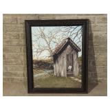 Artwork of Outhouse Reproduction