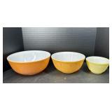 Pyrex Warm Color Princess Bowl Set