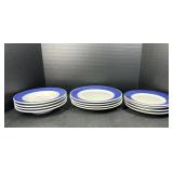 4 Setting Windsor Browne Plates/ Bowls