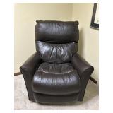 La-Z-Boy Brown Leather Recliner Chair
