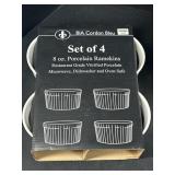 BIA Cordon Bleu 4pc 8oz Porcelain Ramekins