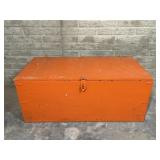 Orange Wooden Trunk