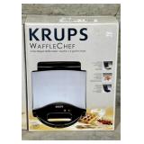Krups WaffleChef Belgian Waffle Maker