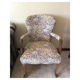 Famous Barr Floral Upholstered Accent Chair