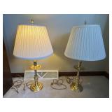 2 Brass Lamps