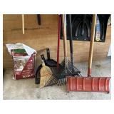 Brooms and Snow Shovels
