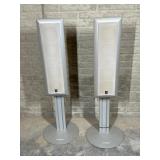 2 Yamaha Floor Standing Speakers w/ Stands