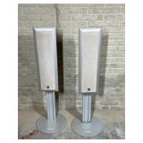2 Yamaha Floor Standing Speakers w/ Stands