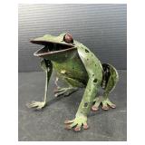 Metal Frog Decor