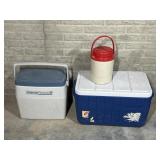 Coleman Coolers and Pizza Hut Jug