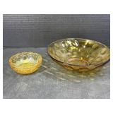 Amber Glass Bowls