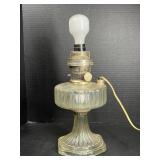 Aladdin oil lamp turned into electric lamp
