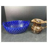 Ceramic and Stoneware, basket and pitcher