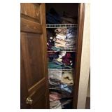 Contents of Closet Towels and More