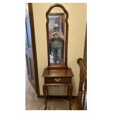 Wood Vanity Table w/ Mirror