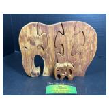 Wooden Elephant puzzle