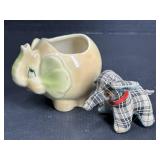 Ceramic Elephant pocket vaseand more