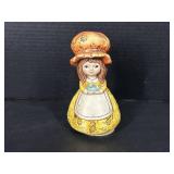 Vintage Ceramic Girl Music Box