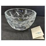 Kurt Strobach Cut Crystal Bowl Illinois Artisan