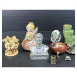 Vintage Figurines & Decor Abraham Lincoln & Eggs