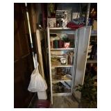 Cabinet of Kitchen Ware, Glassware, and More