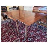 Vintage Drop Leaf Dining Table w/ Turned Legs