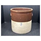 3 Gallon Stoneware Crock w/ Handles- Cracks