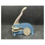 Governor of Illinois Springfield Seal Stamp Press