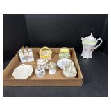 Ceramic Decor Plates, Trinket Boxes, an More