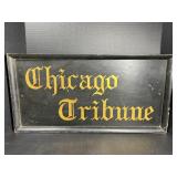 Chicago Tribute wooden sign