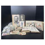 Large Worldwide Stamp Collection Albums & Mix