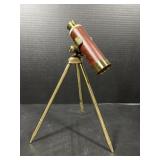 Tasco Brass Telescope w/ Tripod 25x30