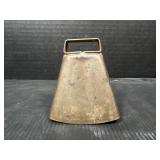 Vintage Metal Cowbell w Handle