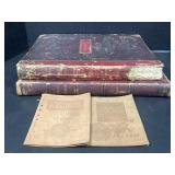 Antique Large Book & Newspaper Clippings