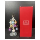 Lenox Glass Ornament Tree w Box