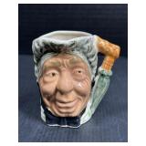 Vintage Character Face Mug w Cane Handle