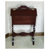 Wood Magazine Rack Side Table