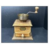 Antique Coffee Grinder Box