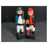 Fishermen Wooden Figures