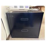 Black Metal Filing Cabinet