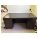 Office Desk with Contents