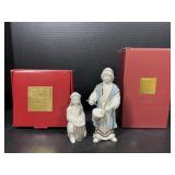 Lenox Nativity Drummer Boy & Child w Boxes