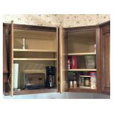 Contents of cabinets