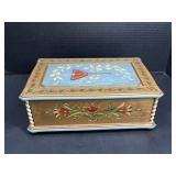 Wooden music jewelry box