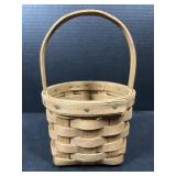Longaberger Small Basket w Handle