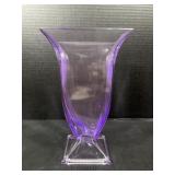 Purple Art Glass Flared Vase