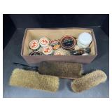 Shoe polishing supplies
